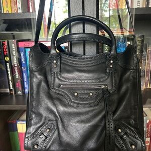 Balenciaga 2012 Black Smooth Calfskin Riva "Velo" - SOLD